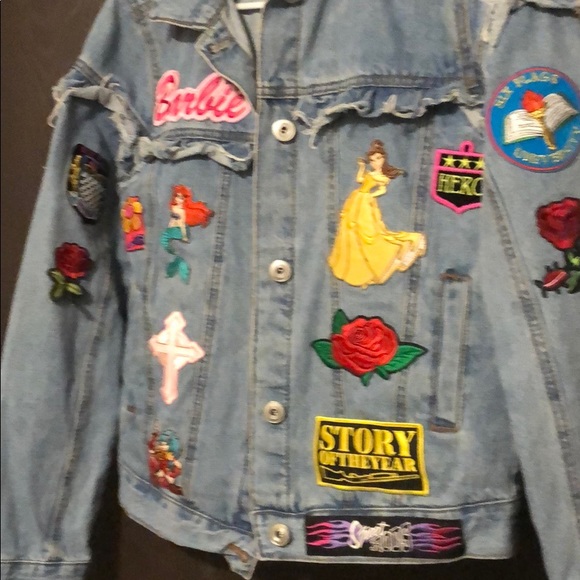 Denim Patchwork Jacket - Picture 3 of 5